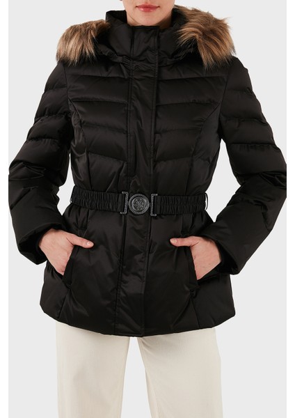 Marina Regular Fit Çıkarılabilir Kapüşonlu Kemerli Mont W5BL31W2802 Bayan Mont W5BL31 W2802 Jtmu fırsatları