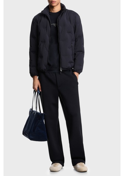 Logolu Regular Fit Dik Yaka Mont Erkek Mont EM003045 AF18232 UB118 fiyatları