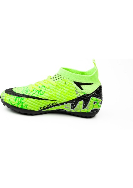 Babalı 565 Laliga Neon Yeşil Çoraplı Çocuk Halı Saha Ayakkabısı fırsatları