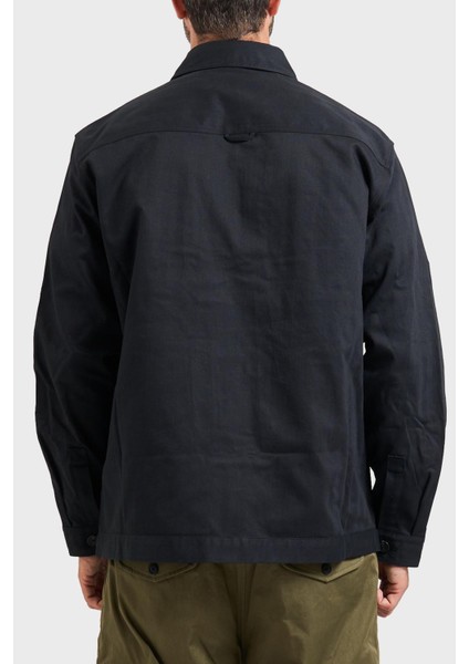 Pamuklu Relaxed Fit Logolu Fermuarlı Gömlek Ceket Erkek Gömlek Ceket 50545403 001 fiyatları