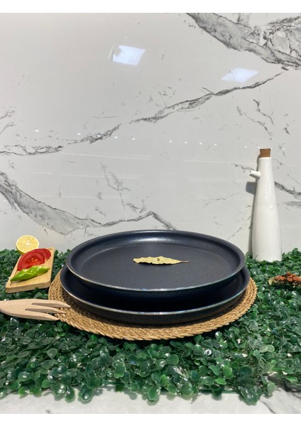 Granit 26-28 cm Fırın-Künefe-Pizza Tepsi-Siyah modelleri