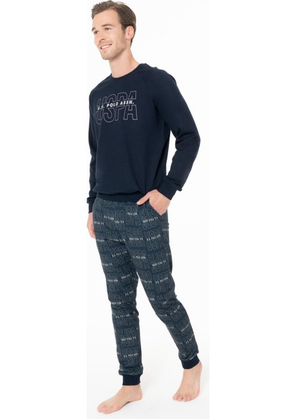 Erkek Uspa Yazılı Ev Giyim Pijama Takım, %100 Pamuk fiyatları