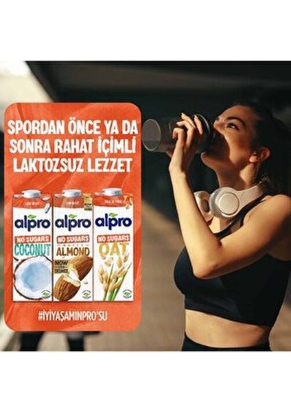 Şekersiz Yulaf Sütü 4x1L Bitki Bazlı Kalsiyum, Vitamin D, B2 ve B12 İçerir