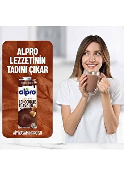 Bitter Çikolata Badem İçeceği 4x1 L Süt İçermeyen Vejetaryen Alternatif