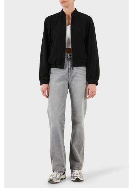 Regular Fit Kolej Yaka Logo Detaylı Bomber Ceket Bayan Ceket XW001029 AF10872 UC001 fiyatları