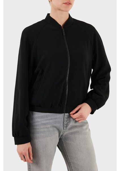 Regular Fit Kolej Yaka Logo Detaylı Bomber Ceket Bayan Ceket XW001029 AF10872 UC001 fırsatları