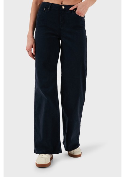 Sexy Pamuklu Relaxed Fit Normal Bel Bol Paça Pantolon W5BA96WFQYB Bayan Pantolon W5BA96 Wfqyb G77G