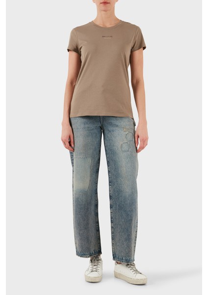 Pamuklu Relaxed Fit Normal Bel Düz Paça Jeans Bayan Kot Pantolon XW000100 AF14483 MB001 fiyatları