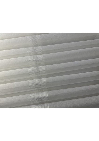 Nivemeshome Hercai HY019 Gümüş 1/2,5 Sık Pileli Tül Perde Apm fırsatları