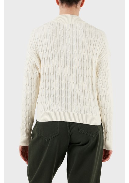 Lavinia Regular Fit Yarım Fermuarlı Dik Yaka Örgü Kazak V5BR02Z0572 Bayan Kazak V5BR02 Z0572 G1O6 fiyatları