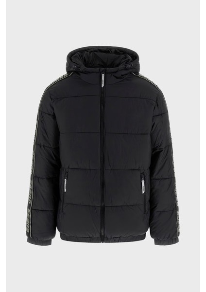 Arlo Kapitoneli Regular Fit Kapüşonlu Şişme Mont Z5BL17WO06I Erkek Mont Z5BL17 WO06I Jblk