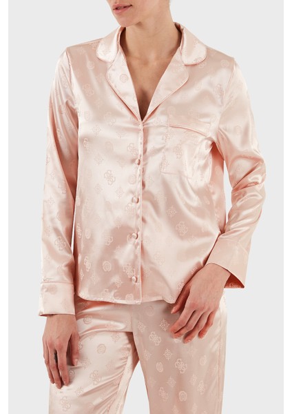 Sylvie Tamamı 4g Logolu Regular Fit Uzun Kollu Pijama Takımı O5BX05W4732 Bayan Pijama Takımı O5BX05 W4732 F6Z9 modelleri