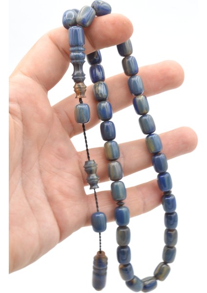 Sistemli Kapsül Kesim Kanayan Bağa Mavi Katalin Tesbih 002 modelleri