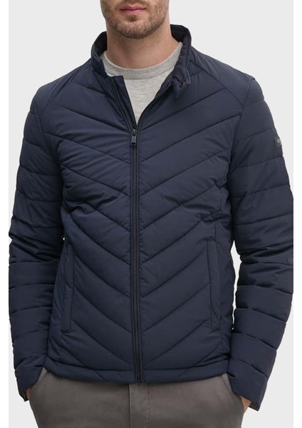 Stretch Kapitoneli Regular Fit Dik Yaka Suya Dayanıklı Mont M4YL05WG9O2 Erkek Mont M4YL05 WG9O2 G7V2