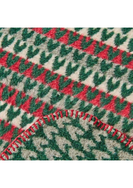 Soft Bliss Pamuklu Çift Kişilik Battaniye - Yeşil - 200X220 cm indirimleri