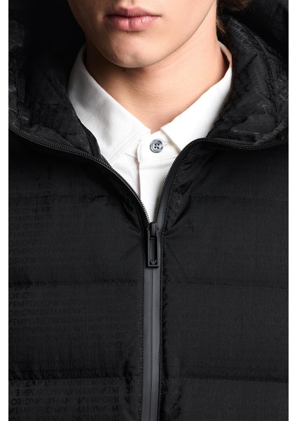 Kapitoneli 4g Logolu Regular Fit Kapüşonlu Mont Erkek Mont EM003043 AF15384 UC001 fırsatları