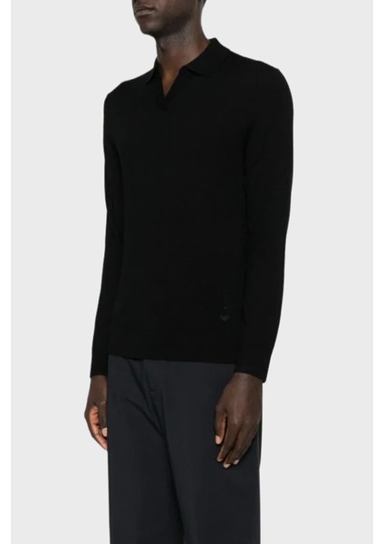 % 100 Yün Regular Fit Polo Yaka Kazak Erkek Polo Yaka Kazak EM002479 AF19543 UC001