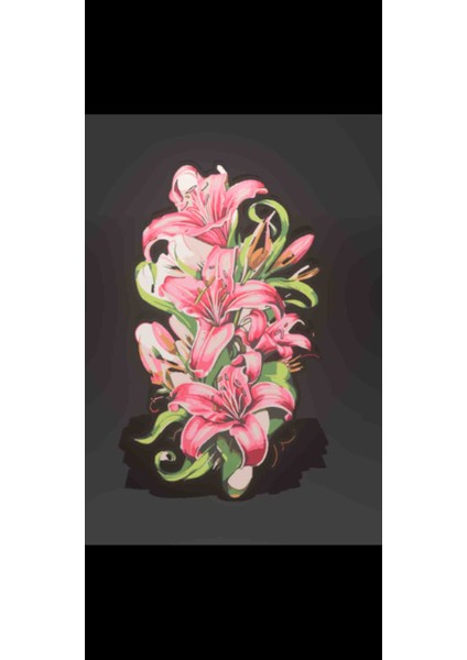 LED Işıklı Zambak Tablo