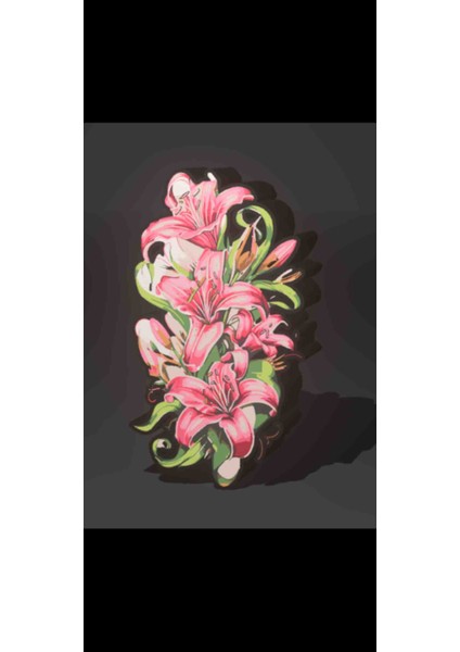 LED Işıklı Zambak Tablo modelleri