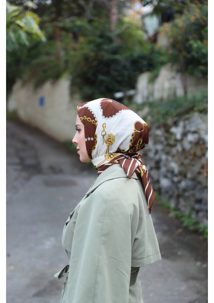 Inci Zincir Eşarp Kahverengi fiyatları