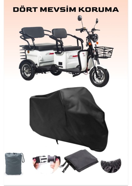 Stmax Elit 960 Siyah Motosiklet Brandası