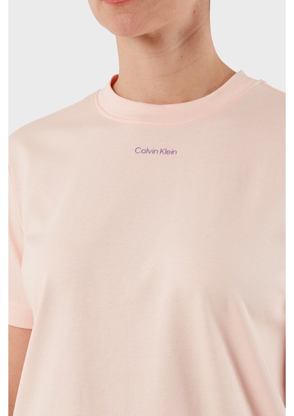 Pamuklu Regular Fit Bisiklet Yaka Logolu T Shirt LV147C857GVI7 Bayan T Shirt LV147C857G Vı7 indirimleri