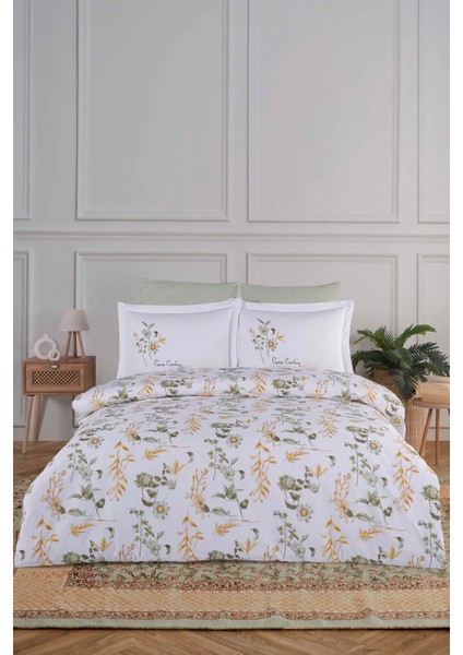 Pamuk Nevresim Takımı Tek Kişilik Flora