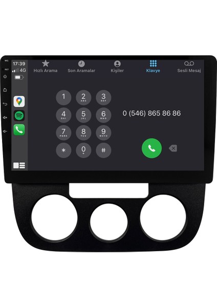 Volkswagen Jetta Android Multimedya Sistemi (2006-2010) CRV-4886XD modelleri