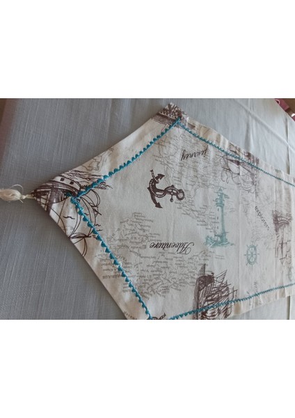 Su Geçirmez Leke Tutmaz Duck Keten Runner