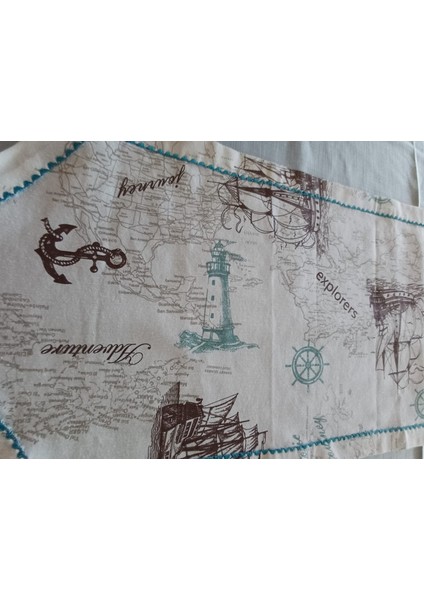 Su Geçirmez Leke Tutmaz Duck Keten Runner modelleri