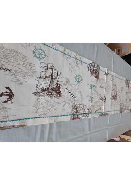 Su Geçirmez Leke Tutmaz Duck Keten Runner fırsatları