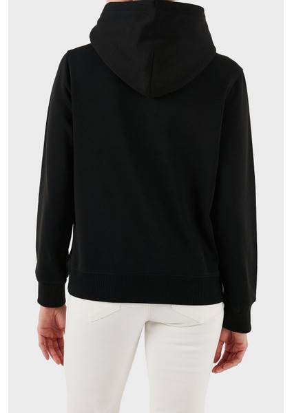 Pamuklu Regular Fit Kapüşonlu Logolu Sweat Bayan Sweat DW0DW21963 Bds modelleri