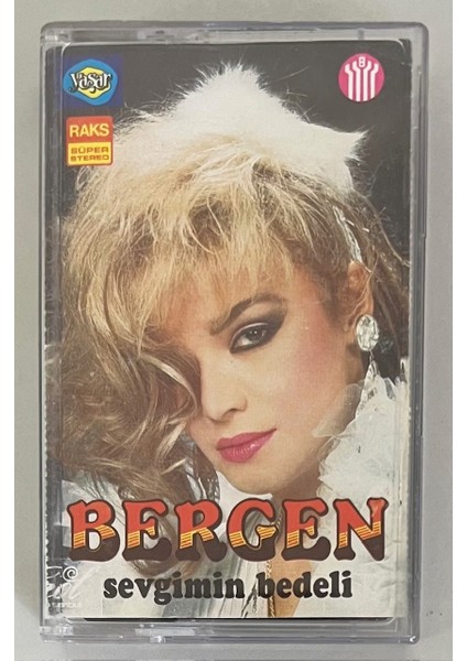 Bergen Sevgimin Bedeli Kaset (Orijnal 1988 Dönem Kağıt Baskı Kaset)