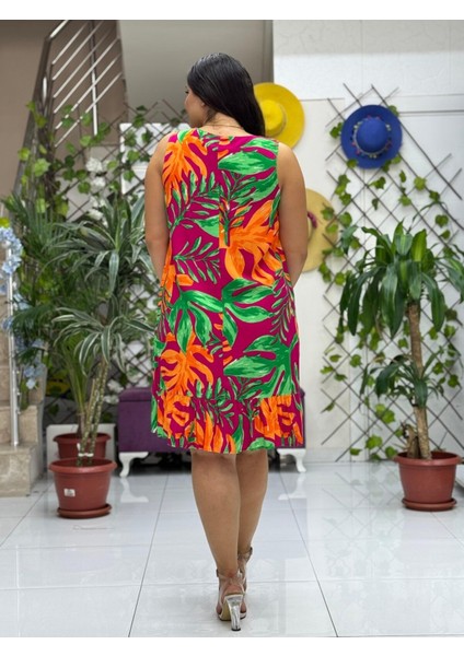 ALN16073 Viskon Alanya Elbise fiyatları