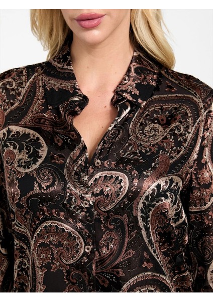 Clarisse Kadın Çok Renkli Relaxed Fit Gömlek W5BH78W2770-P1WT modelleri