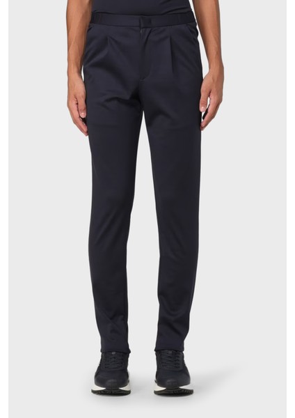 Streç Yün Karışımlı Regular Fit Düz Paça Kumaş Pantolon Erkek Pantolon EM000496 TE11061 UB109