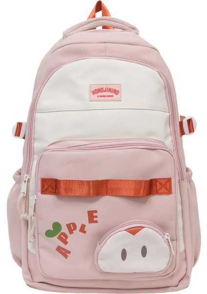 Yeni Japon Ins Rüzgar Taze Okul Çantası Tatlı Şeker Rengi Yay Sırt Çantası Genç Lise Öğrencileri Hafif Omuz Çantası (Yurt Dışından)