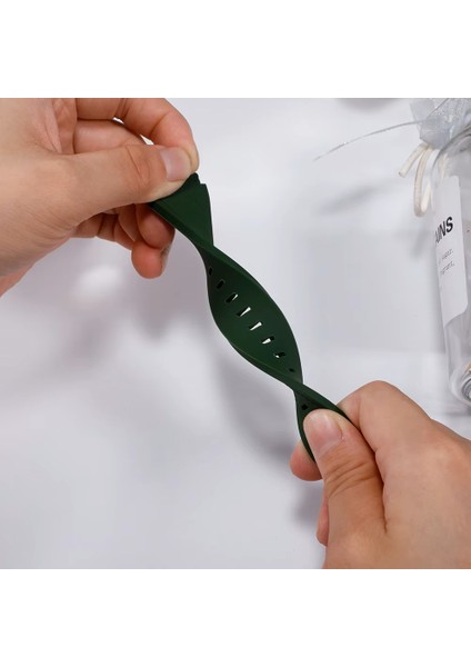 Huawei Watch Gt 6 46MM / Huawei Watch Gt 6 Pro Uyumlu Tokalı Çizgili Silikon Kordon (22MM) fiyatları