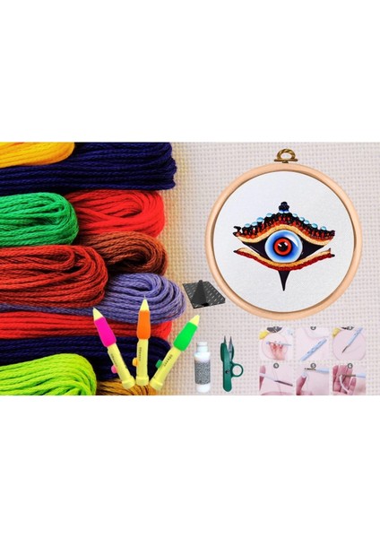 Punch Seti Nakış Seti Kasnaklı Kendin Yap Seti Seri 1