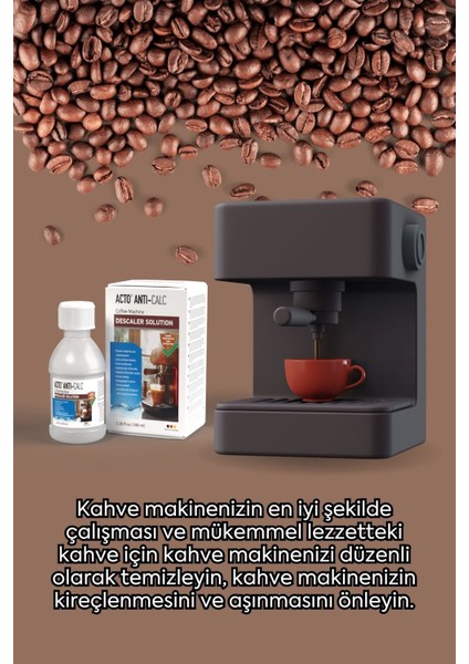 Acto® Antı-Calc 100 ml | Kahve Makinaları Için Sıvı Kireç Çözücü fiyatları