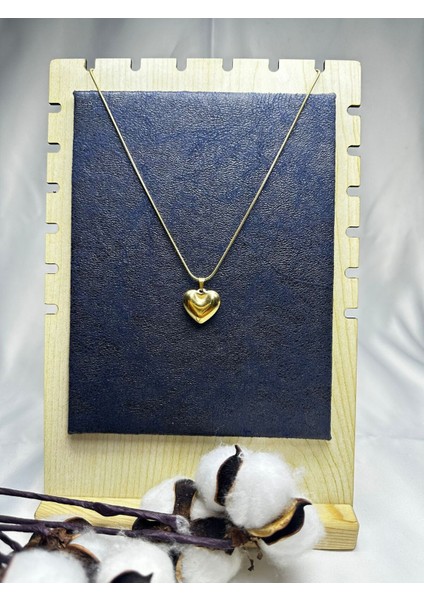 Paslanmaz Çelik Kalp Kolye