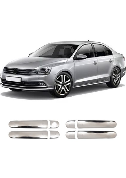 Volkswagen Jetta Uyumlu 2010-2018 Krom Kapı Kolu 4 Kapı Paslanmaz Çelik fiyatları