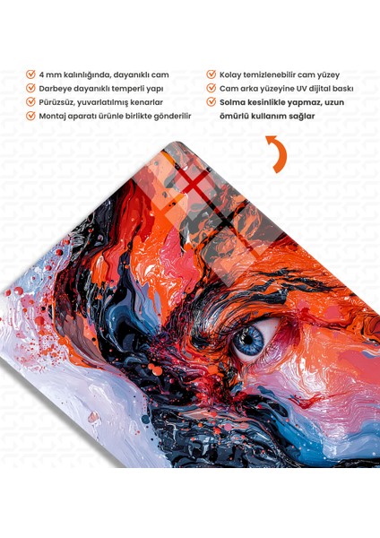 Pigment 001 Cam Tablo modelleri