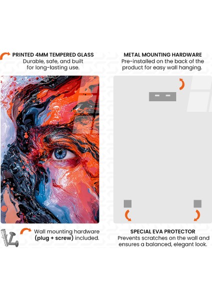 Pigment 001 Cam Tablo