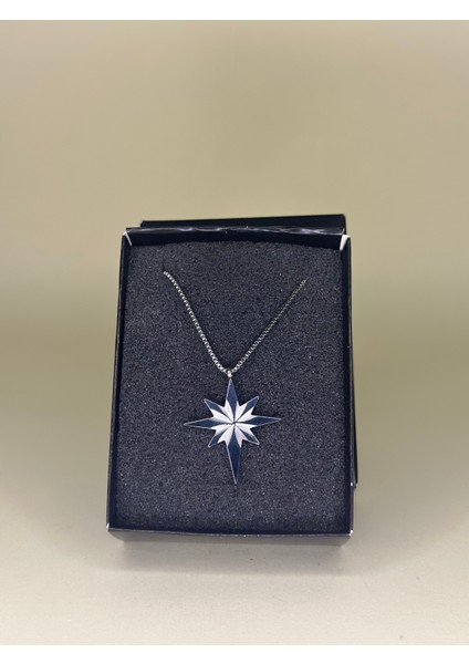 Çelik Unisex Kutup Yıldızı Kolye 60CM fiyatları