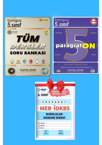 5. Sınıf Tüm Dersler Soru Bankası Fijital Kitap + Paragrafon Soru Bankası