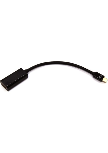 Beek Mini Displayport (Mini Dp) HDMI Adaptörü, Kablolu, Mini Dp Erkek - HDMI Tip A Dişi, Altın Kaplama, 1080P@60Hz, Siyah Renk, 0.20 Metrebeek Mini Display To HDMI Adapter, Mini D