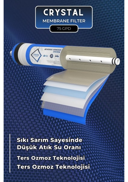 Kapalı Kasa Su Arıtma Cihazı Membranlı Multimineralli 6lı Filtre Seti (MIKRO-Kk-6-Set-S) modelleri