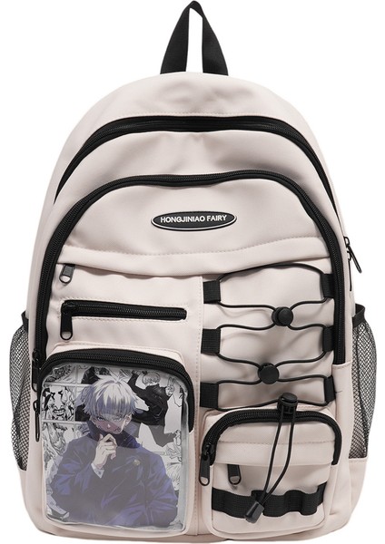 Yeni Japon Ins Rüzgar Taze Okul Çantası Tatlı Şeker Rengi Yay Sırt Çantası Genç Lise Öğrencileri Hafif Omuz Çantası (Yurt Dışından)