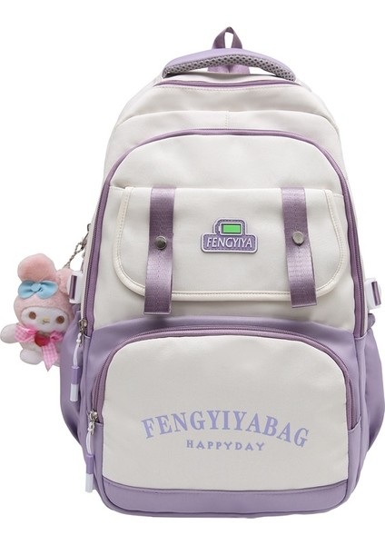 Yeni Okul Çantası Kadın Kore Baskı Küçük Taze Lise Üniversite Öğrencileri Sırt Çantası Kampüs Çift Rüzgar Sen Sistemi Basit Omuzlar Sırt Çantaları (Yurt Dışından)